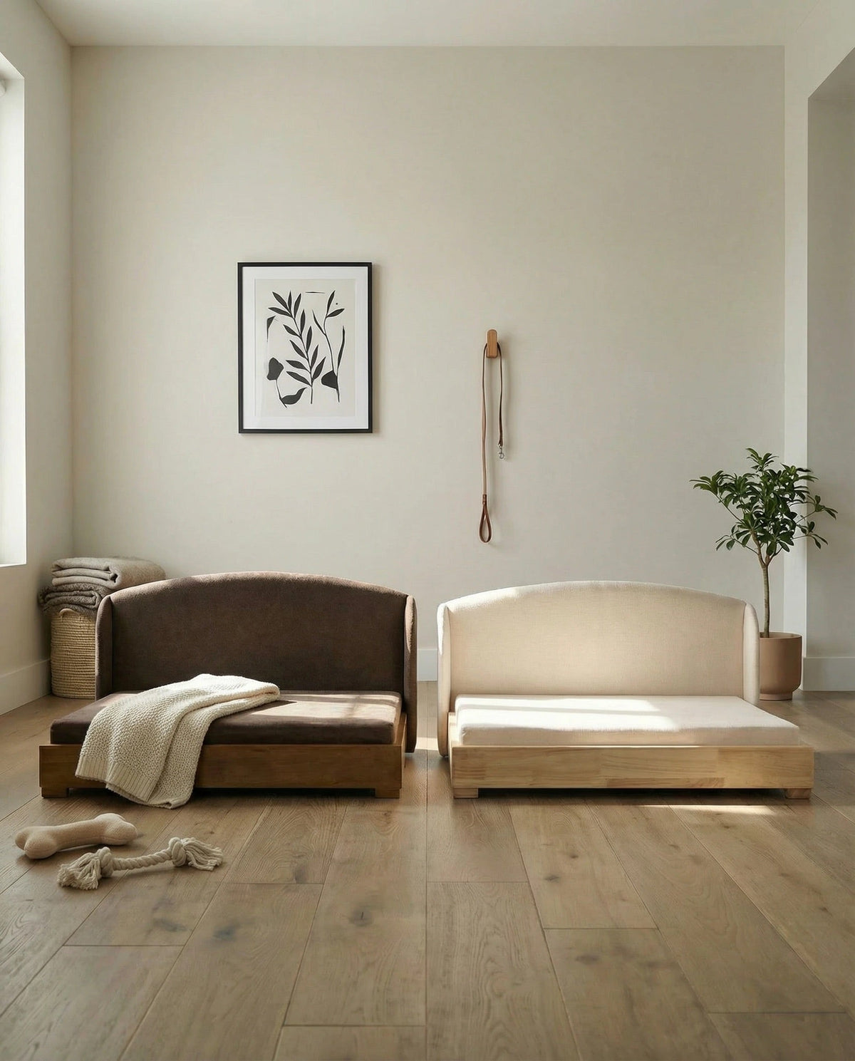 The Haven | Solid Hardwood Orthopedic Dog Bed