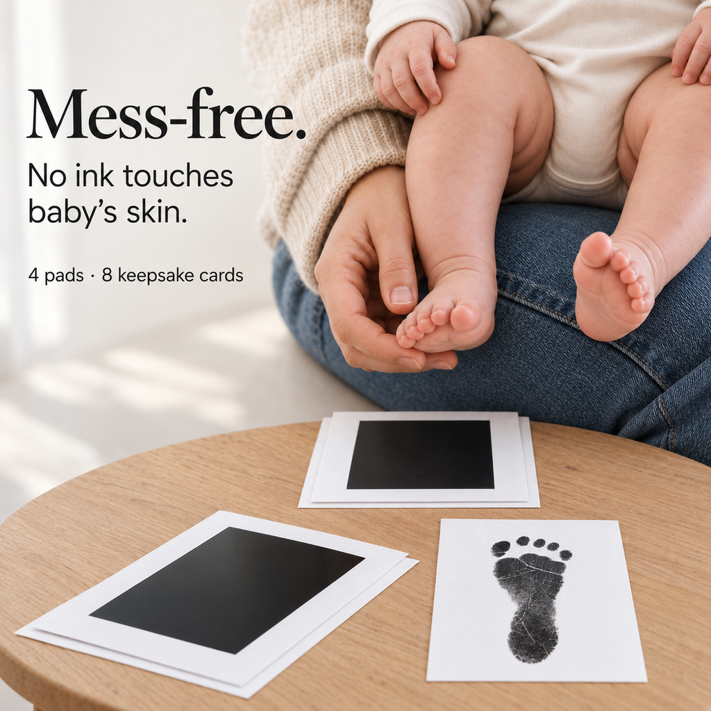 Mess-Free Baby Handprint & Footprint Keepsake Kit