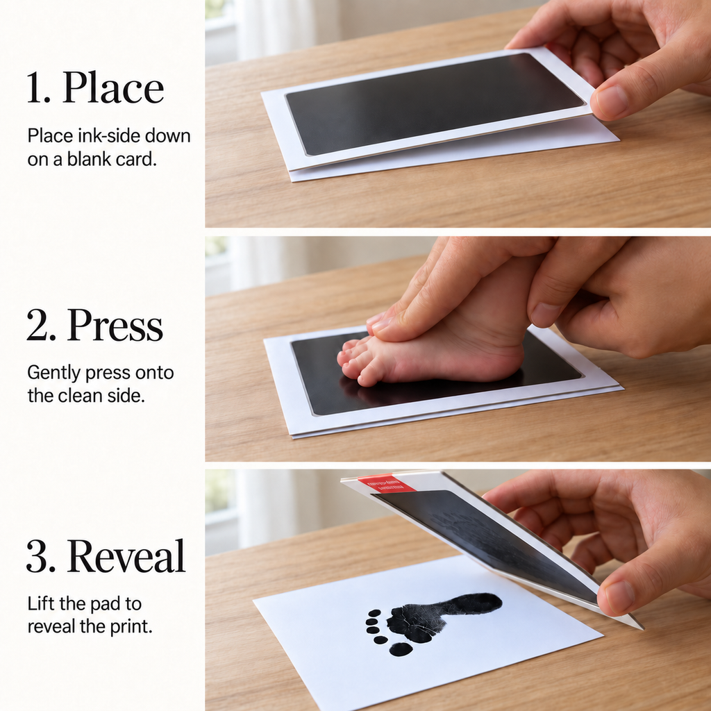Mess-Free Baby Handprint & Footprint Keepsake Kit