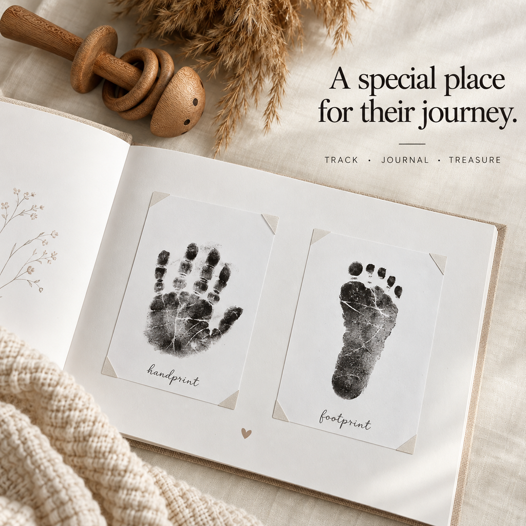 Mess-Free Baby Handprint & Footprint Keepsake Kit