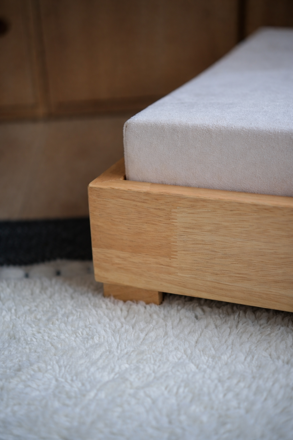 The Haven | Solid Hardwood Orthopedic Dog Bed